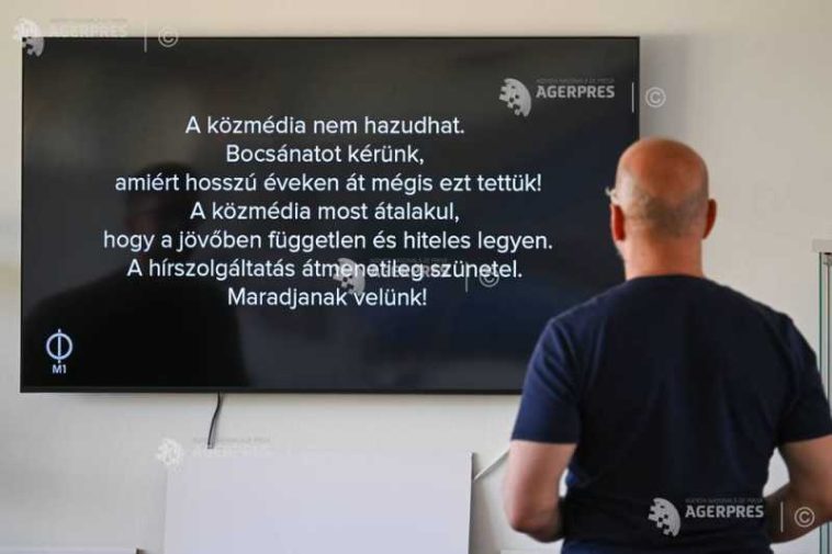 Ungaria: Postul public de televiziune și-a reluat programele de știri după o pauză de 44 de zile