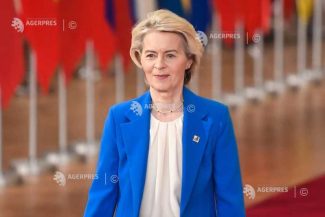 UPDATE/Dronă distrusă în România: UE este hotărâtă să combată amenințările emergente, declară președinta Comisiei Europene