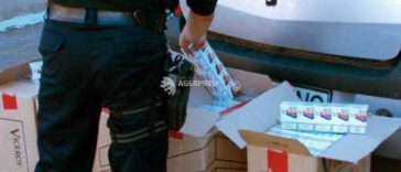 Autoritatea Vamală Română: 75.100 de țigarete, 24 kg de tutun și 80.000 de brichete false, reținute în ultima săptămână în vămi
