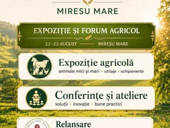 Târgul Agro Maramureș, la prima ediție; se încearcă o formulă de sprijin pentru producătorii locali
