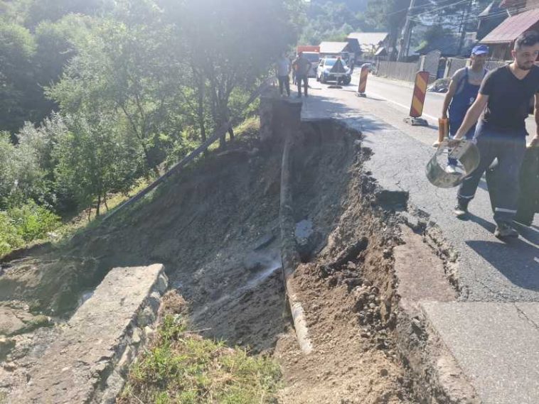 Buzău: Circulație restricționată pe DN 10 în Lunca Priporului