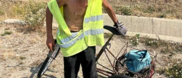 Hunedoara: Bărbat din Gurasada, cu tricicleta pe autostrada A1, în sens opus circulației; a fost amendat de polițiști
