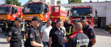 Pompierii români au desfășurat activități de pregătire în Serbia, în vederea intervențiilor în zonele afectate de incendii