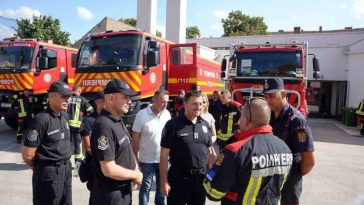 Pompierii români au desfășurat activități de pregătire în Serbia, în vederea intervențiilor în zonele afectate de incendii