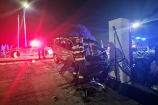 Giurgiu: Cinci persoane între 11 și 40 de ani – transportate la spitale din capitală, în urma unui accident pe DJ 611
