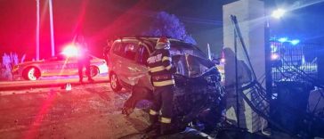 Giurgiu: Cinci persoane între 11 și 40 de ani – transportate la spitale din capitală, în urma unui accident pe DJ 611