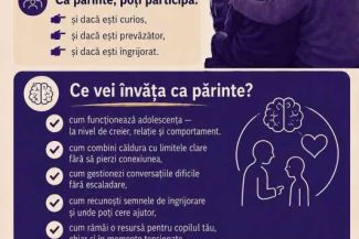 Vaslui: Ateliere pentru părinți, derulate în cadrul programului ”Părinți conectați, adolescenți protejați”