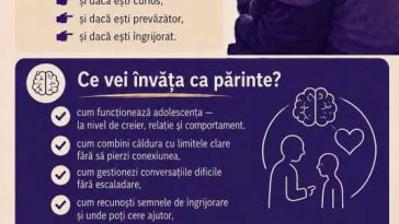 Vaslui: Ateliere pentru părinți, derulate în cadrul programului ”Părinți conectați, adolescenți protejați”