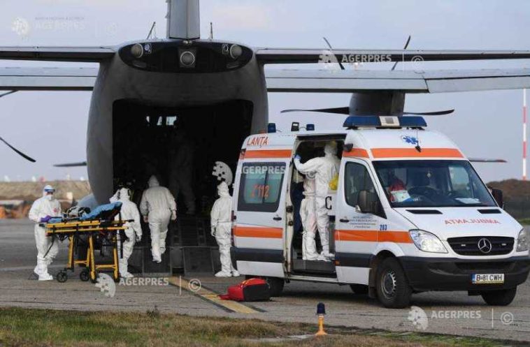 MApN: Pacient cu arsuri – transportat în Belgia cu o aeronavă Spartan a Forțelor Aeriene Române