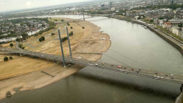 Nivelul Rinului a crescut brusc după ultimele ploi, navele pot încărca mai multă marfă
