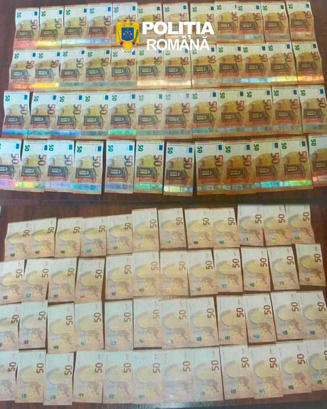 Bacău: Percheziții în patru județe și în Capitală la suspecți care achiziționau autoturisme cu euro falși