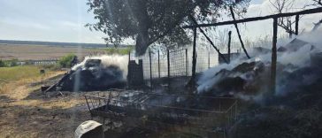 Botoșani: Animale moarte și furaje arse în urma unui incendiu în localitatea Sulița
