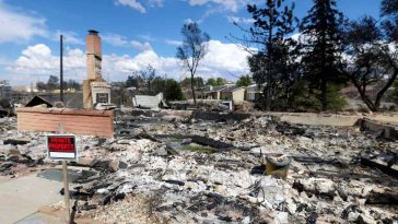 Zeci de case distruse de un incendiu de vegetație în statul american Nevada