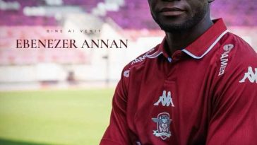 Fotbal: Fundașul Ebenezer Annan va juca la FC Rapid sub formă de împrumut de la AS Saint-Etienne