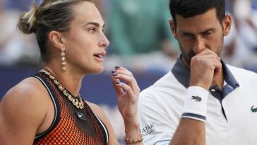 Tenis – US Open: Sabalenka și Djokovic, învinși în primul tur al probei de dublu mixt
