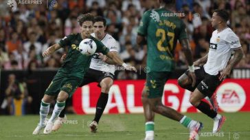 Fotbal: Betis Sevilla a obținut a doua victorie consecutivă în La Liga