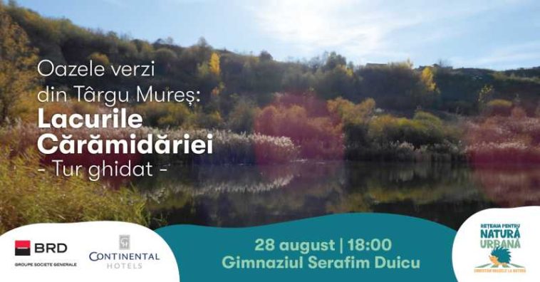 Mureș: Lacurile Cărămidăriei din Târgu Mureș vor fi prezentate în premieră în cadrul unui tur ghidat