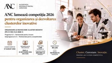 ANC lansează competiția pentru organizarea și dezvoltarea clusterelor inovative
