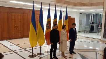 Nicușor Dan – întâlnire la Chișinău cu Maia Sandu și Volodimir Zelenski