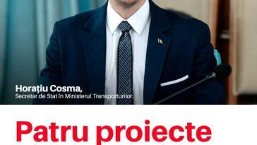 Horațiu Cosma (MTI): Patru proiecte majore de infrastructură au făcut astăzi un pas important spre execuție