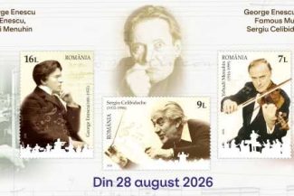 Emisiune filatelică dedicată Concursului George Enescu