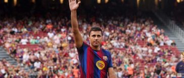 Fotbal: Rodri, aclamat la debutul său pe Spotify Camp Nou