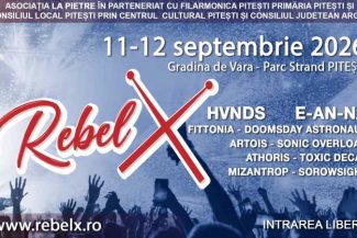 Argeș: Zece trupe vor urca pe scenă la RebelX Young Rock Festival 2026 de la Pitești