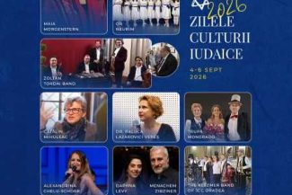 Bihor: Zilele Culturii Iudaice în perioada 4 – 6 septembrie, la Oradea, cu teatru, muzică și tradiții