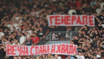 Fotbal: Steaua Roșie Belgrad a stârnit un val de indignare după un omagiu adus generalului Ratko Mladic