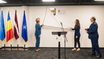 Ministrul Oana Țoiu a inaugurat sediul Ambasadei României la Riga