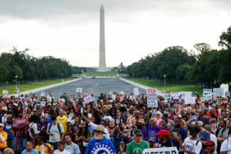 SUA: Mii de persoane au manifestat la Washington împotriva reducerii drepturilor de vot și civile