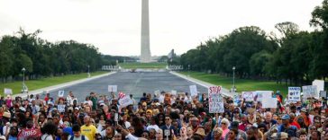 SUA: Mii de persoane au manifestat la Washington împotriva reducerii drepturilor de vot și civile