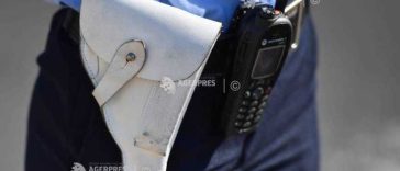 Dâmbovița: Scandal după un accident; polițiștii au tras focuri de avertisment pentru aplanarea conflictului