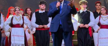 VIDEO ProEtnica/ Zisopol: Am reușit să aducem o parte din Grecia la Sighișoara; seară grecească în Piața Cetății