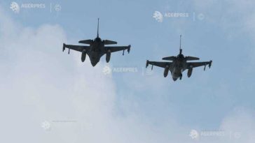 Tulcea: Două aeronave F-16 monitorizează situația de la granița româno-ucraineană