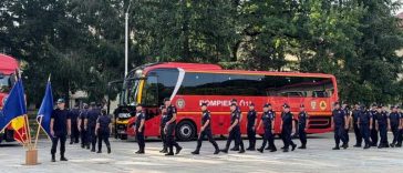 România trimite un nou contingent de pompieri în Grecia