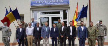 Delegația Congresului SUA a vizitat baza aeriană de la Borcea, însoțită de ministrul Apărării