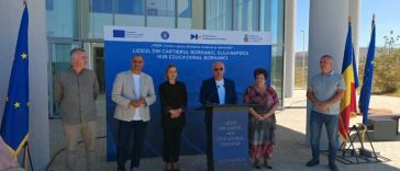 Cluj: Emil Boc a inaugurat liceul și o sală de sport în valoare de 93 de milioane de euro, în cartierul Borhanci