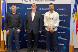 Adrian-Victor Vevera discută colaborări în inteligență artificială cu Academia de Studii Economice