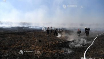 IGSU: 513 incendii care au afectat peste 2.300 de hectare de teren, în trei zile