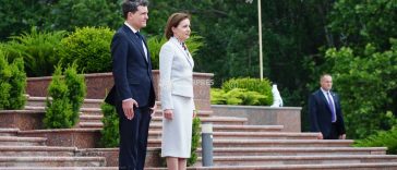 Nicușor Dan, la Chișinău; a fost primit de Maia Sandu la Palatul Prezidențial