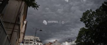 Cod portocaliu de vijelii și averse în zone din județul Giurgiu; Cod galben în București și în alte trei județe
