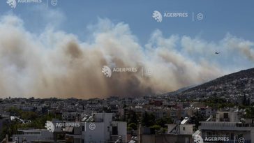 Grecia: Un primar a fost plasat în arest preventiv după un incendiu la vest de Atena