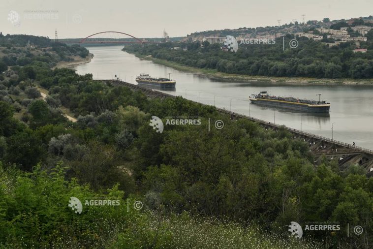 ANAR: Nivelul Dunării la Cernavodă este într-o scădere mai pronunțată față de estimări