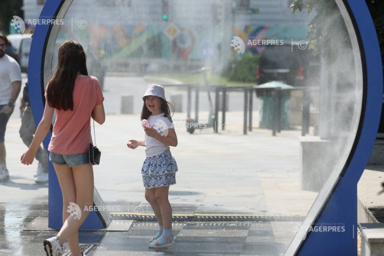 Valul de căldură persistent va alterna în weekend cu perioade de averse și vijelii, în București