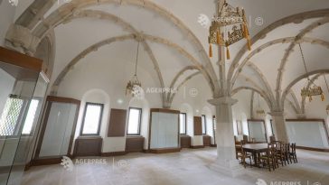 Iași: Sala Gotică, restaurată și consolidată prin Planul Național de Redresare și Reziliență (GALERIE FOTO)