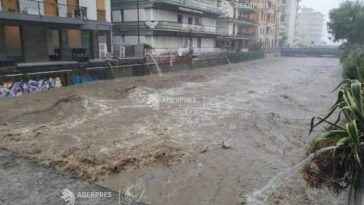 Italia/ Furtuni puternice, ploi abundente și vânt intens în nord și centru; unii locuitori au fost evacuați