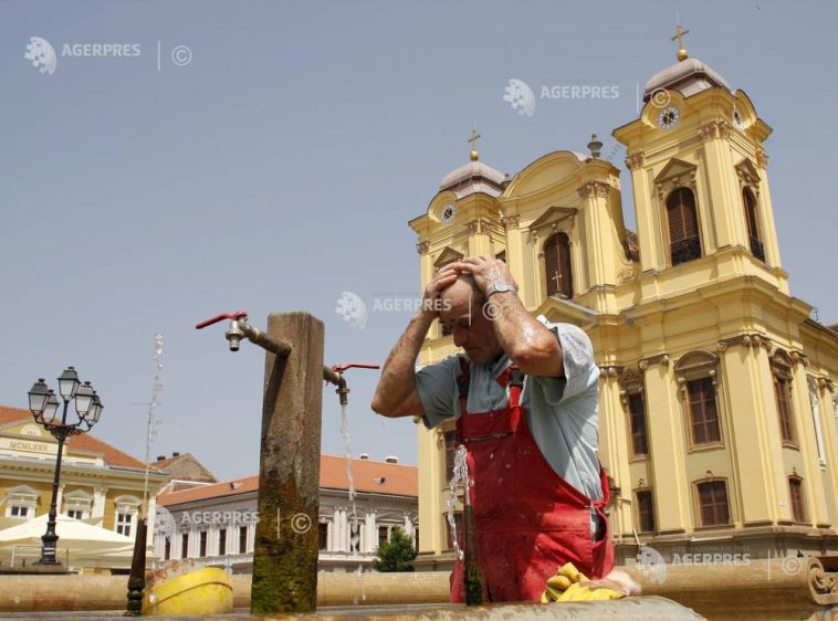 Cod roșu de caniculă extremă în Satu Mare, Bihor, Arad și Timiș, până miercuri; temperaturile ating 41 grade