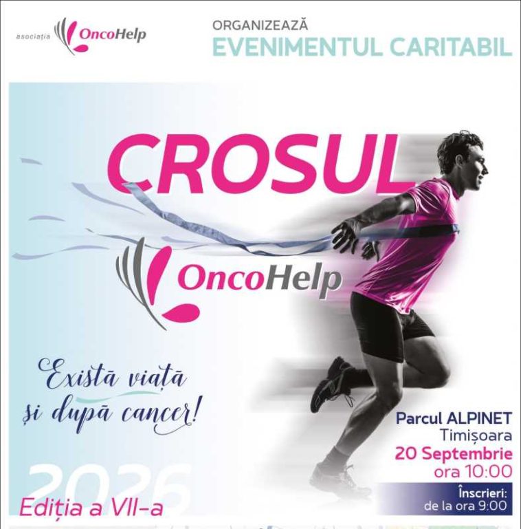 Timiș: Crosul OncoHelp, eveniment caritabil pentru tratarea bolnavilor oncologici prin stereotaxie