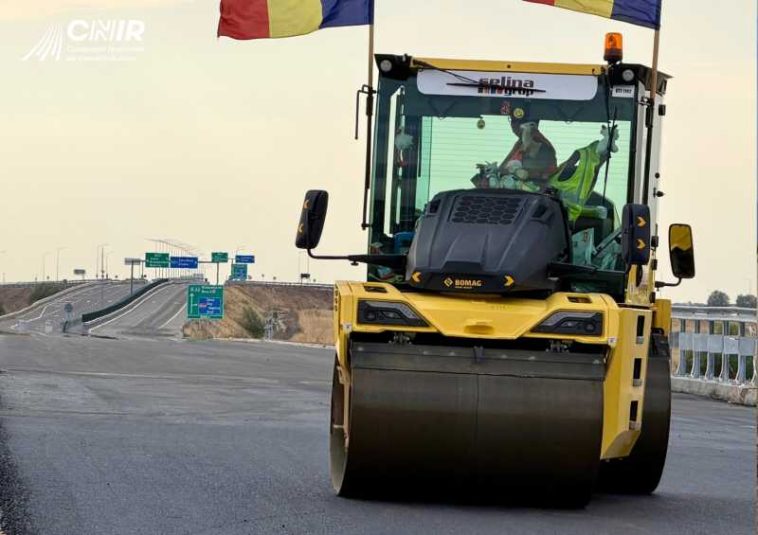 Șantierul lotului 3C2 Chiribiș-Biharia al Autostrăzii Transilvania a ajuns la 71%